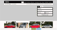 Desktop Screenshot of mhccars.co.uk